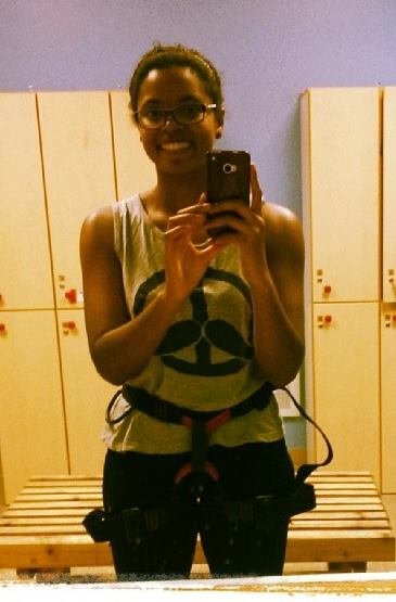 rock climbing